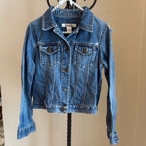 Abercrombie & Fitch Classic Blue Denim Jacket~Sz Youth Large